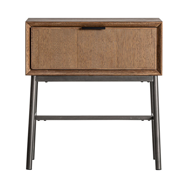 Lastdeco Iron Bedside Table Wayfair.co.uk